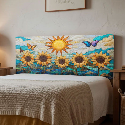 Blooming Sun Garden CW1512007CL Quilted Headboard Slipcover
