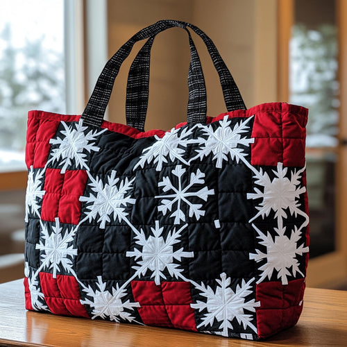 Snowfall Dream CW2509018CL Quilted Tote Bag