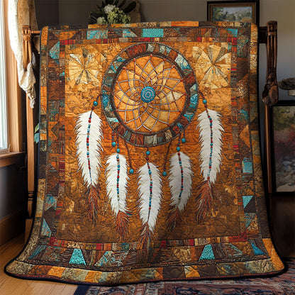 Feather Native American Dreamcatcher WY1302041CL Quilt