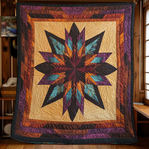 Shades Of Violet Fire WX0407070CL Quilt
