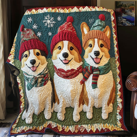 Merry Corgis CP0407005CL Quilt