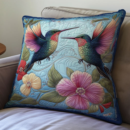 Couple Hummingbird WX2401066CL Quilt Pillow Case