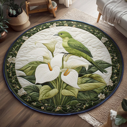 Beautiful Of Calla Lily WY2203012CL Quilted Round Mat