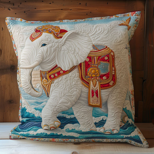 Glorious Elephant In Ocean WY1102089CL Quilt Pillow Case