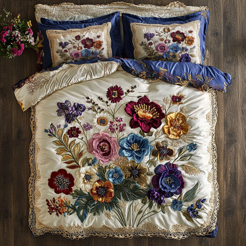 Royal Bloom Flower WN0808077CL Duvet Cover Set