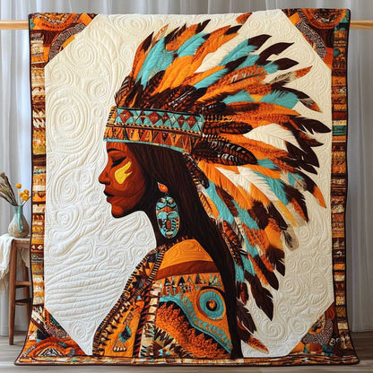 Painted Warrior Woman WN2101021CL Quilt