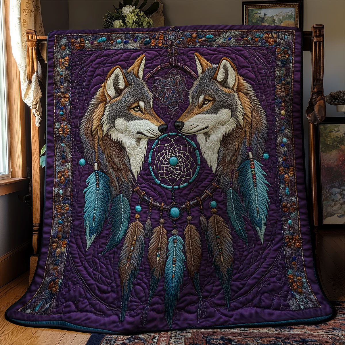 Twin Wolf Souls WN1703080CL Quilt