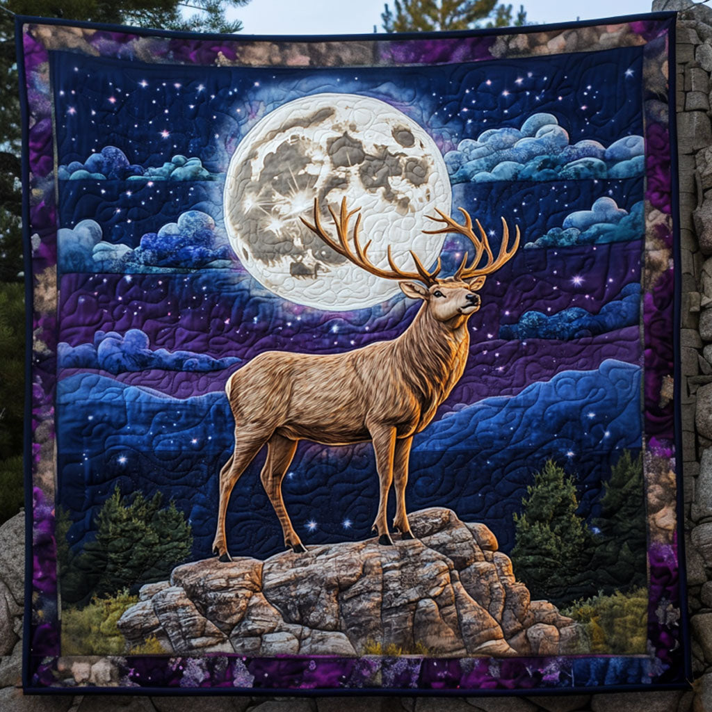 Deer Moonlit Cliff LT1509049CL Quilt