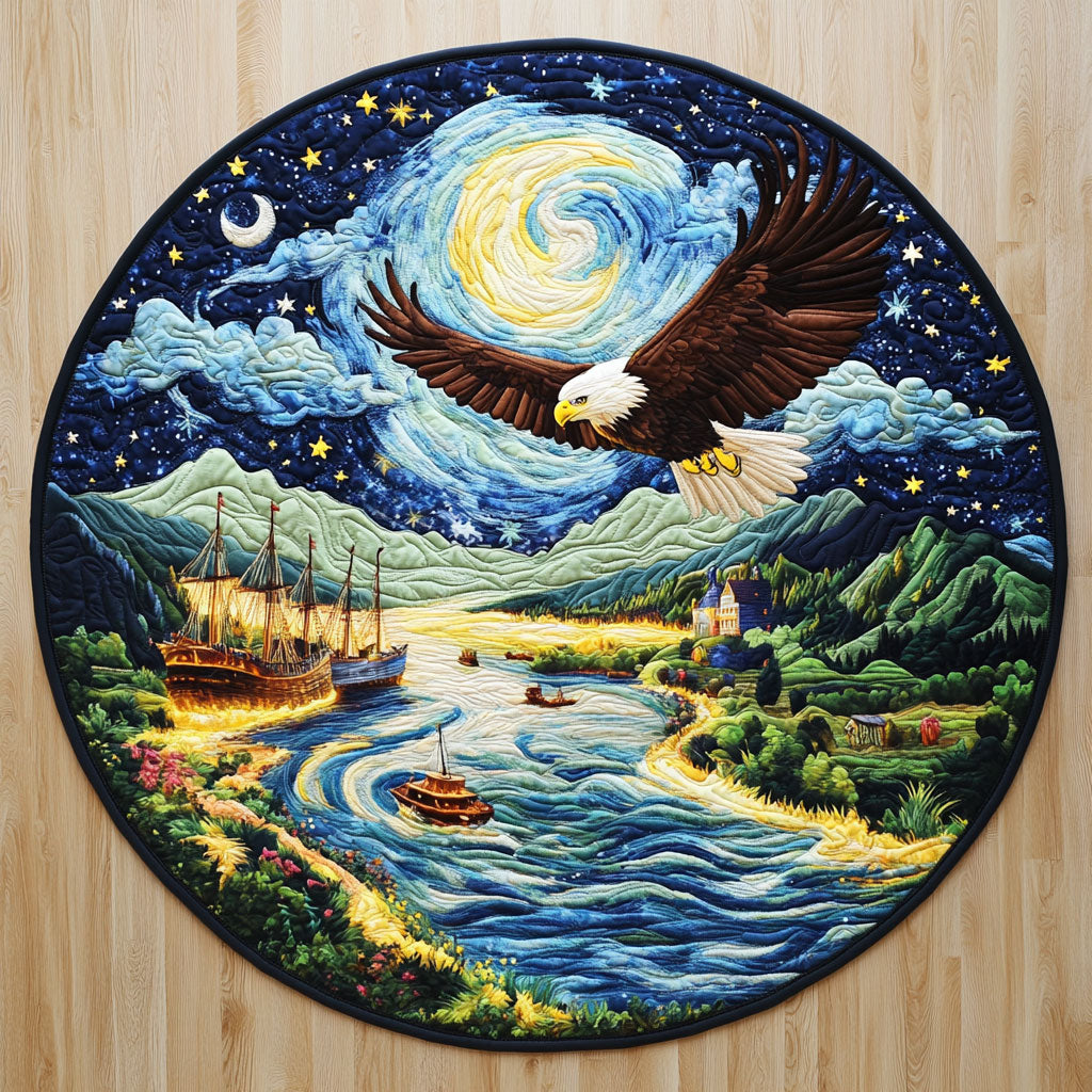 Eagle Dream CW2305425CL Quilted Round Mat