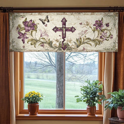 Blessed Cross WN2003040CL Quilted Valance