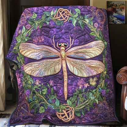 Royal Bloom Dragonfly YR0301027CL Quilt