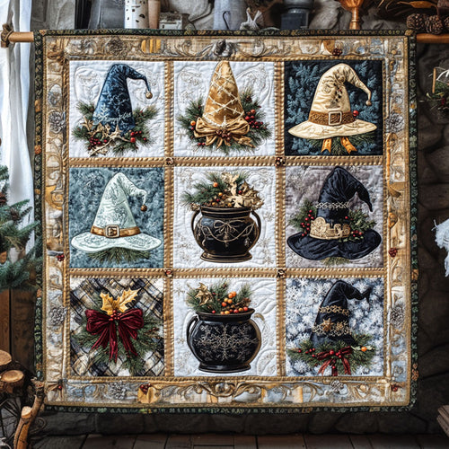 Patchwork Witch Cauldron WN1408078CL Quilt