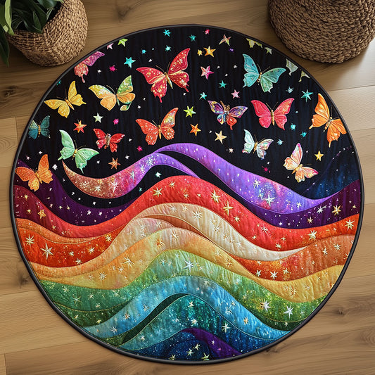 Stardust Wings WJ2103078CL Quilted Round Mat