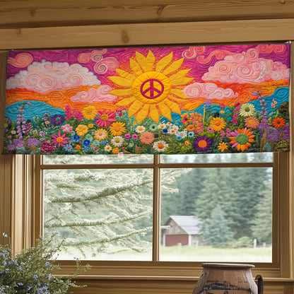 Sunny Peace WY0705058CL Quilted Valance