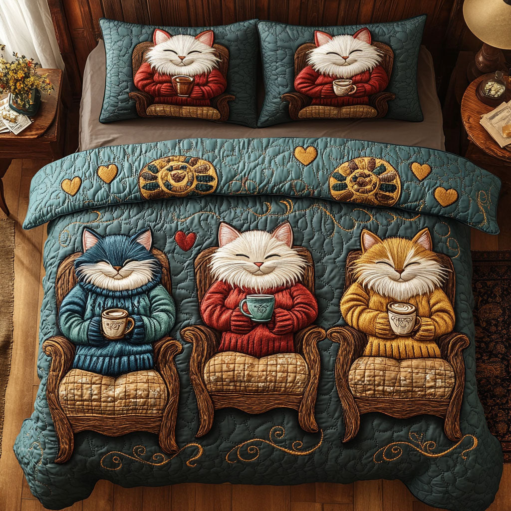 Cat Satisfaction Naughty Cats DH0410029CL Duvet Cover Set