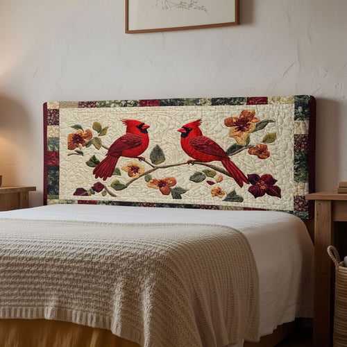 Cardinal Bloom Branch WN1112141CL Quilted Headboard Slipcover