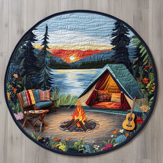 Camping WJ2904026CL Quilted Round Mat