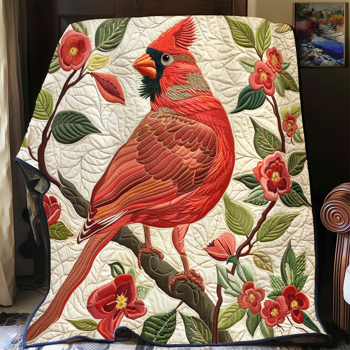 Cherry Cardinal YR0701038CL Quilt