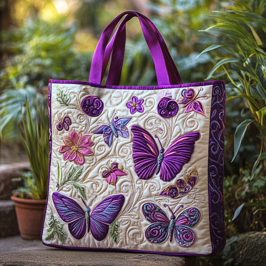 Butterfly Harmony WN2909006CL Quilted Tote Bag