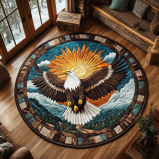 Eagle Mountain CW0309007CL Quilted Round Mat