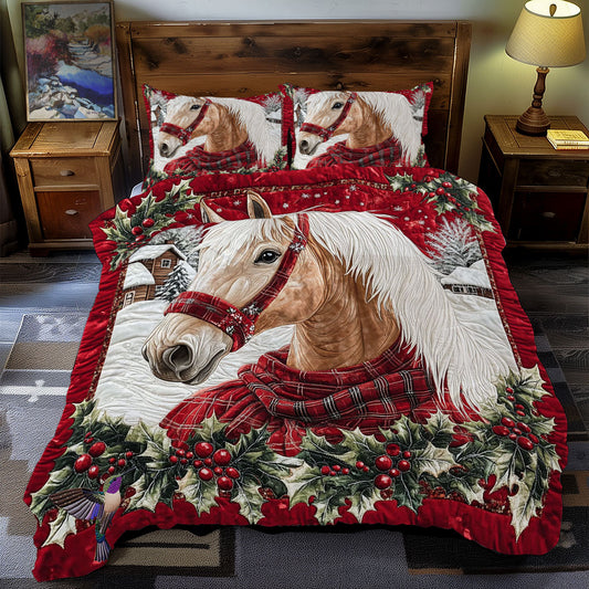 Christmas Horse WY0712060CL Duvet Cover Set