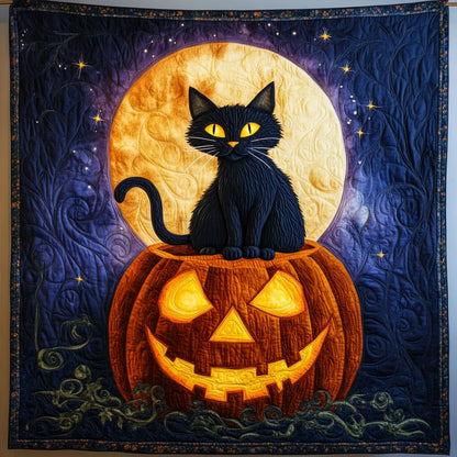 Black Cat Pumpkin LT1809024CL Quilt
