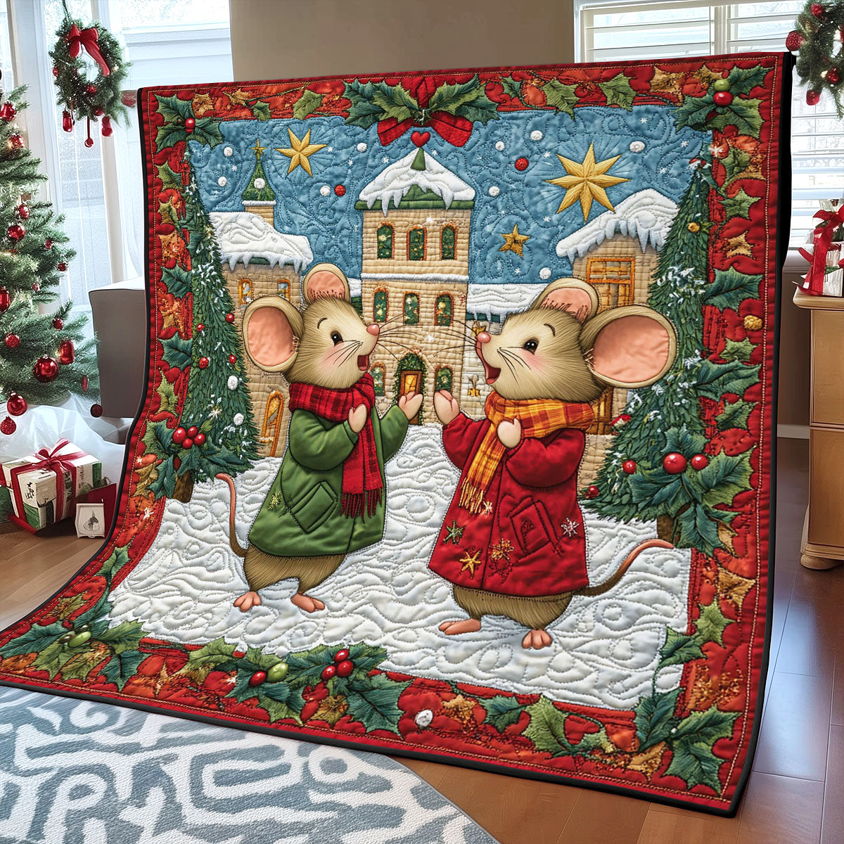 Mouse Christmas Magic CW1311024CL Quilt