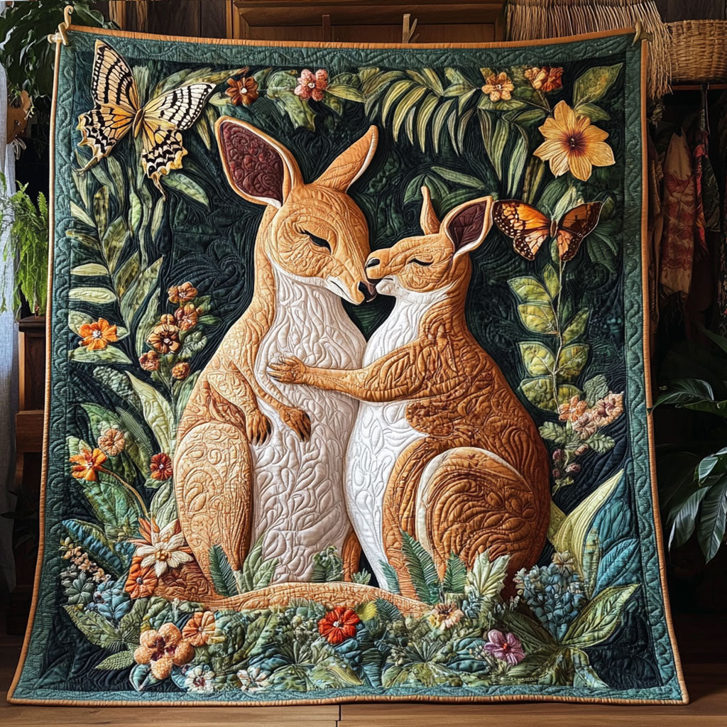 Kangaroo Mother Love WY1706026CL Quilt