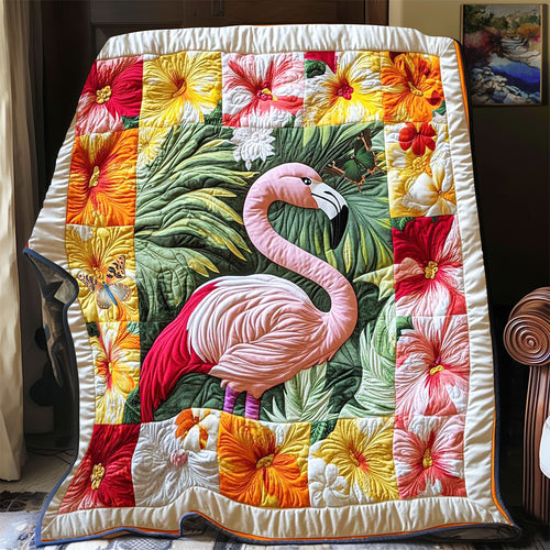 Flamingo Tropical WP2312016CL Quilt