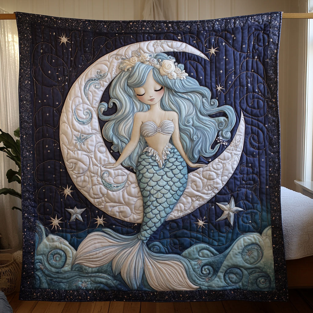 Moonlight Mermaid WY2008045CL Quilt
