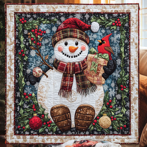 Christmas Snowman WN2509007CL Quilt