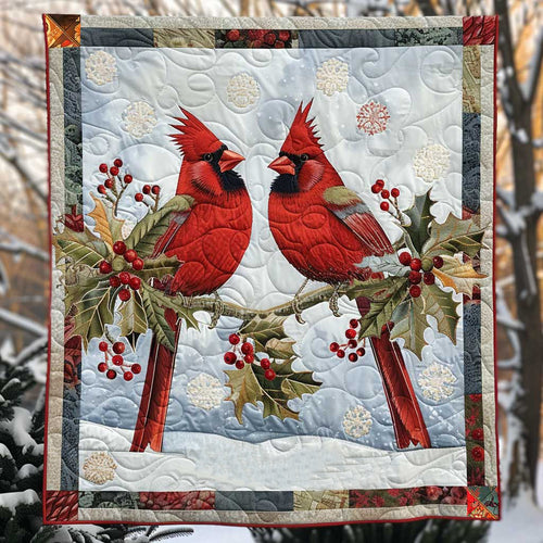 Cardinal Christmas Dreams WN1810007CL Quilt