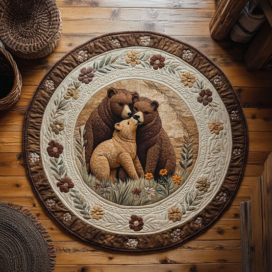 Forever Cubs WY2507073CL Quilted Round Mat