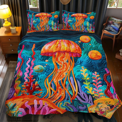 Colorful Jellyfish WJ1012042CL Duvet Cover Set