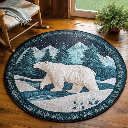 Arctic Bear WY2203003CL Quilted Round Mat