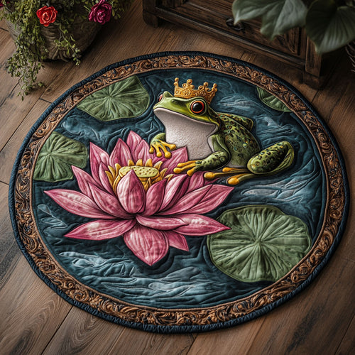 frog prince CP2805020CL Quilted Round Mat