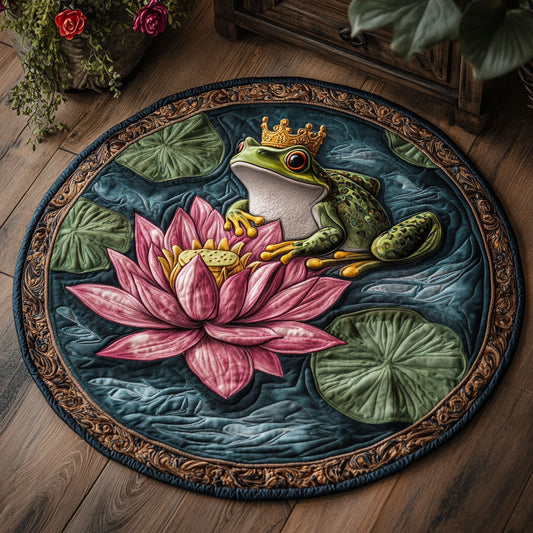 frog prince CP2805020CL Quilted Round Mat