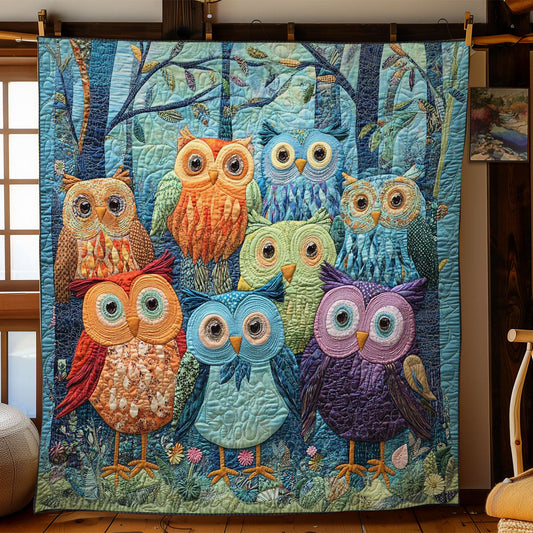 Silly Owl Symphony WN2503128CL Quilt