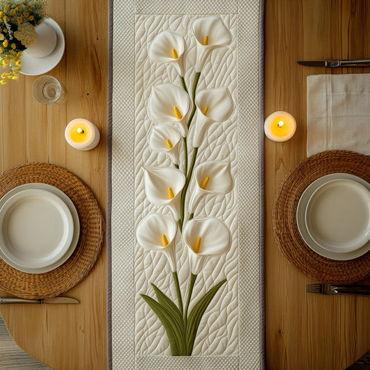Calla Lily CW2205364CL Quilted Table Runner