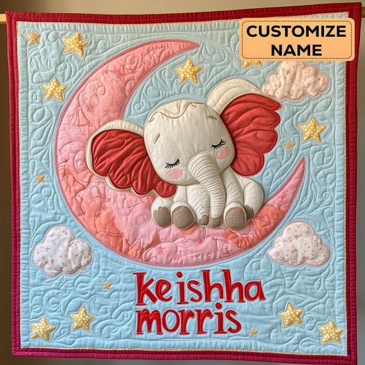 Luna Ellie CP1807022CL Personalized Baby Quilt