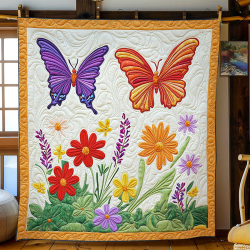 Flower Butterfly CW1501077CL Quilt