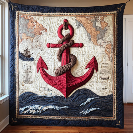 Crimson Anchor CP2108066CL Quilt