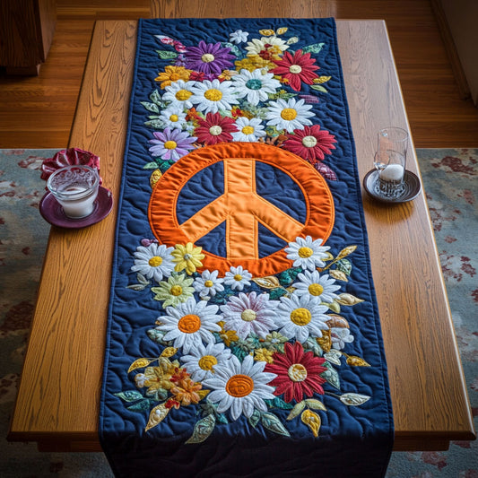 Floral Peace CW2205425CL Quilted Table Runner