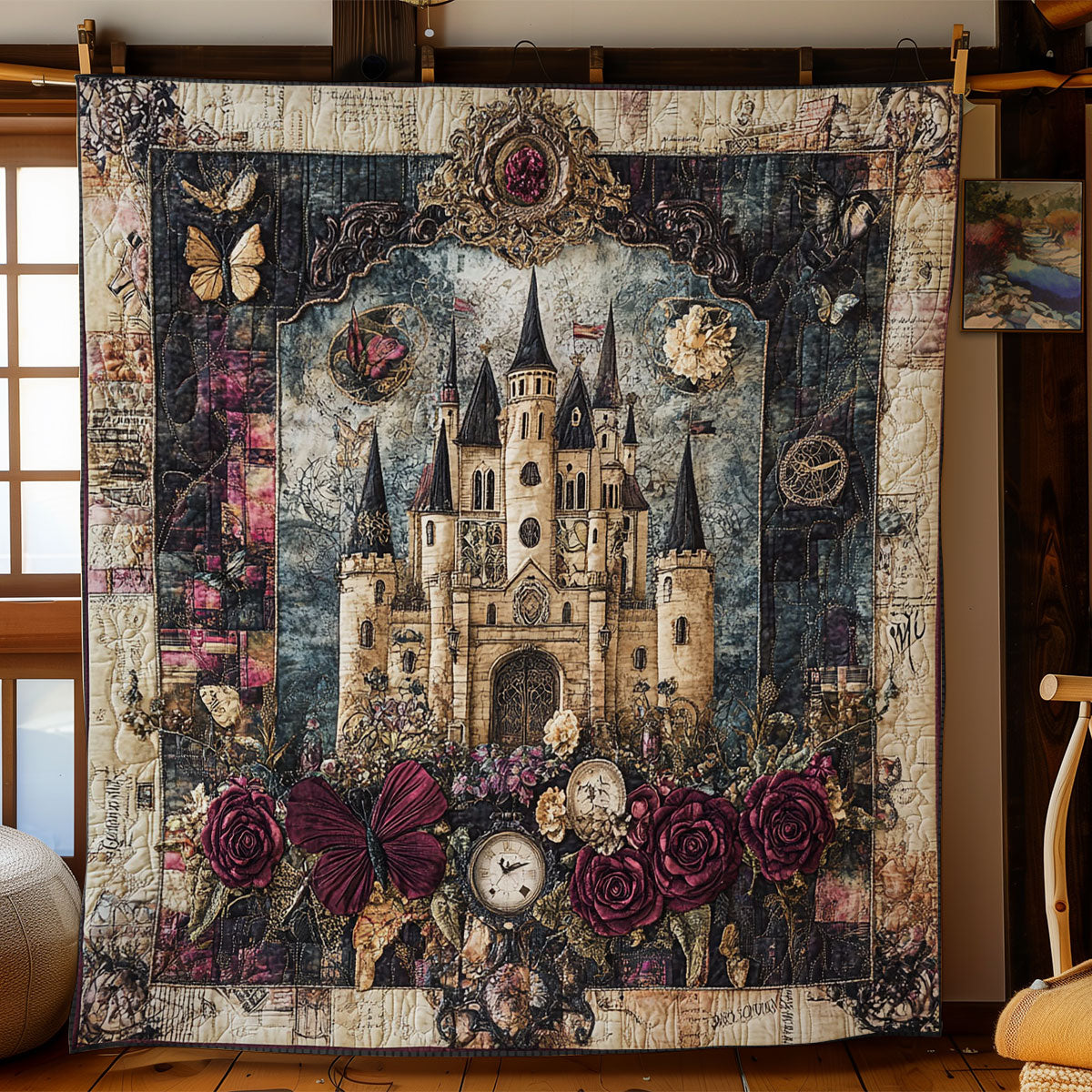 Castle And Wings WN0408008CL Quilt