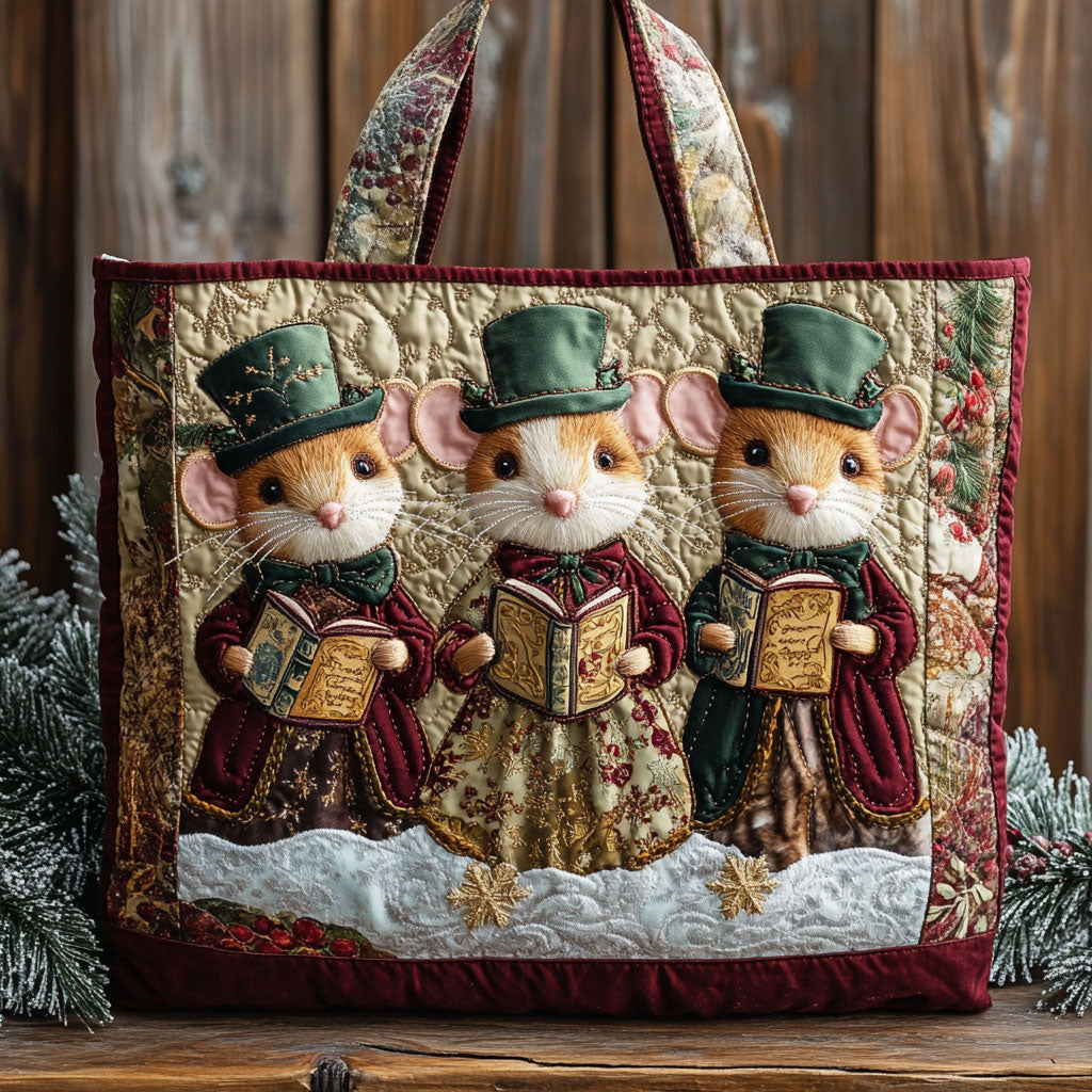 Cozy Lantern Mouse WN1311024CL Quilted Tote Bag