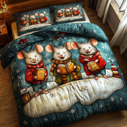 Snowflake Song Mouse WN1311098CL Duvet Cover Set