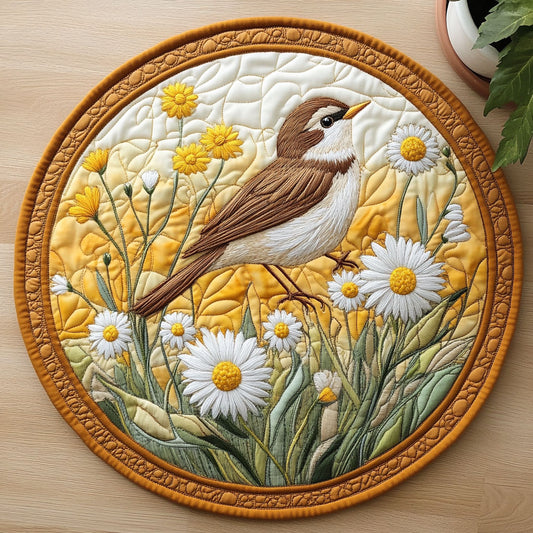 Dandelion Chick CW0906015CL Quilted Round Mat