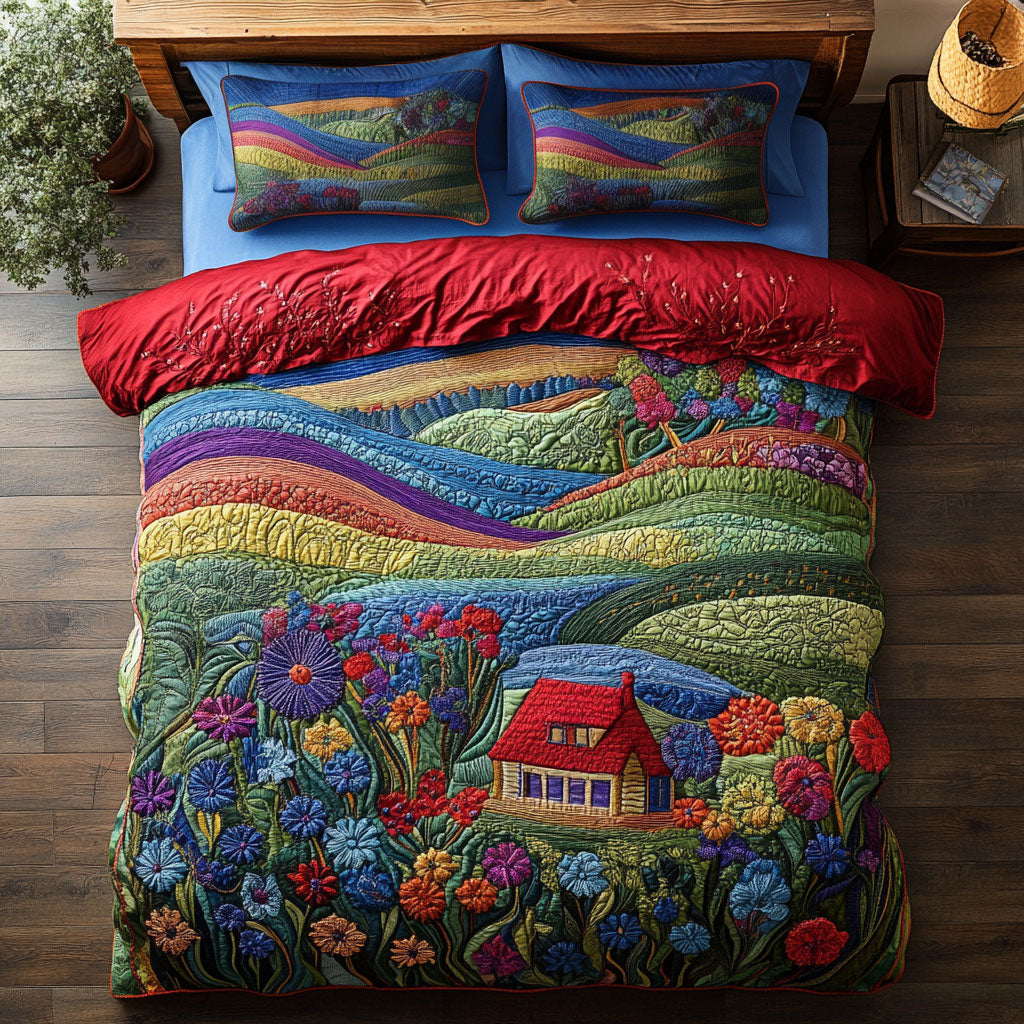 Flower Bliss Hills WN1507012CL Duvet Cover Set