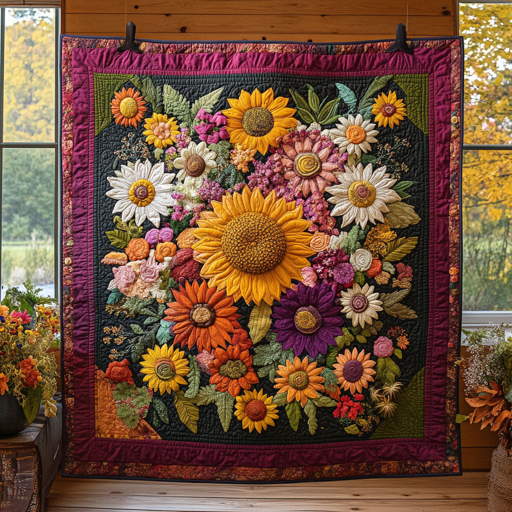 Petal Meadow CP0912031CL Quilt
