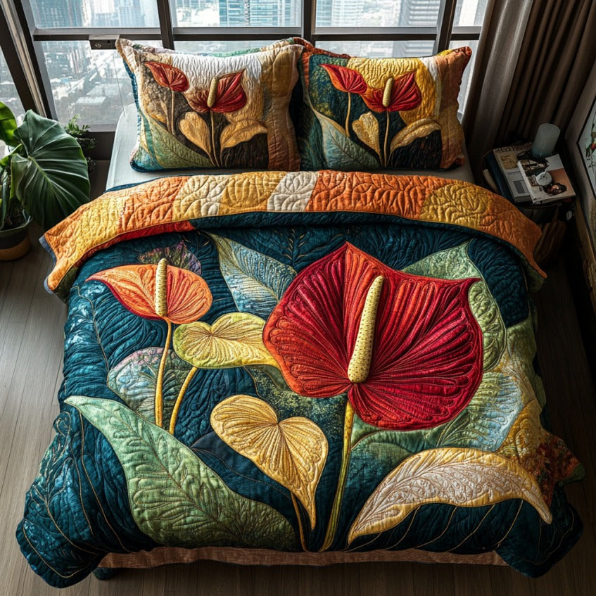 Splendid Anthurium XR1209056CL Duvet Cover Set